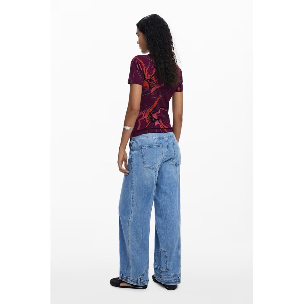 DESIGUAL DESIGUAL 25H TSHIRT LALA MOTIFS FUSCHIA