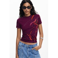 DESIGUAL DESIGUAL 25H TSHIRT LALA MOTIFS FUSCHIA