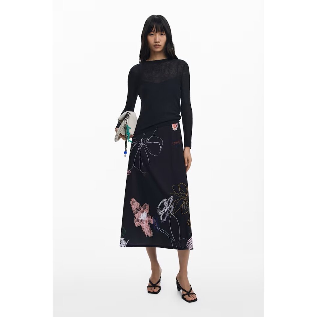 DESIGUAL DESIGUAL 25H ROBE DUO KALA TOP TRICOT NOIR