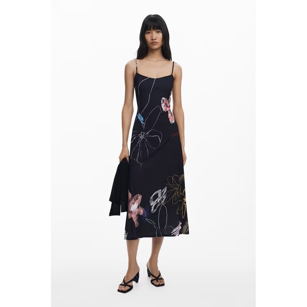 DESIGUAL DESIGUAL 25H ROBE DUO KALA TOP TRICOT NOIR