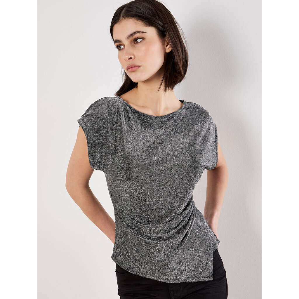 APRICOT APRICOT 25H TOP M COURTES FRONCE PAILLETTES ARGENT