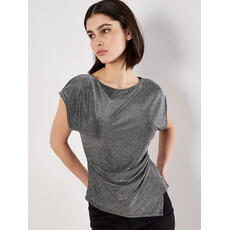 APRICOT APRICOT 25H TOP M COURTES FRONCE PAILLETTES ARGENT