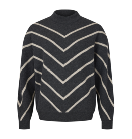 BRANDTEX BRANDTEX 25H PULLOVER TRICOT GRIS