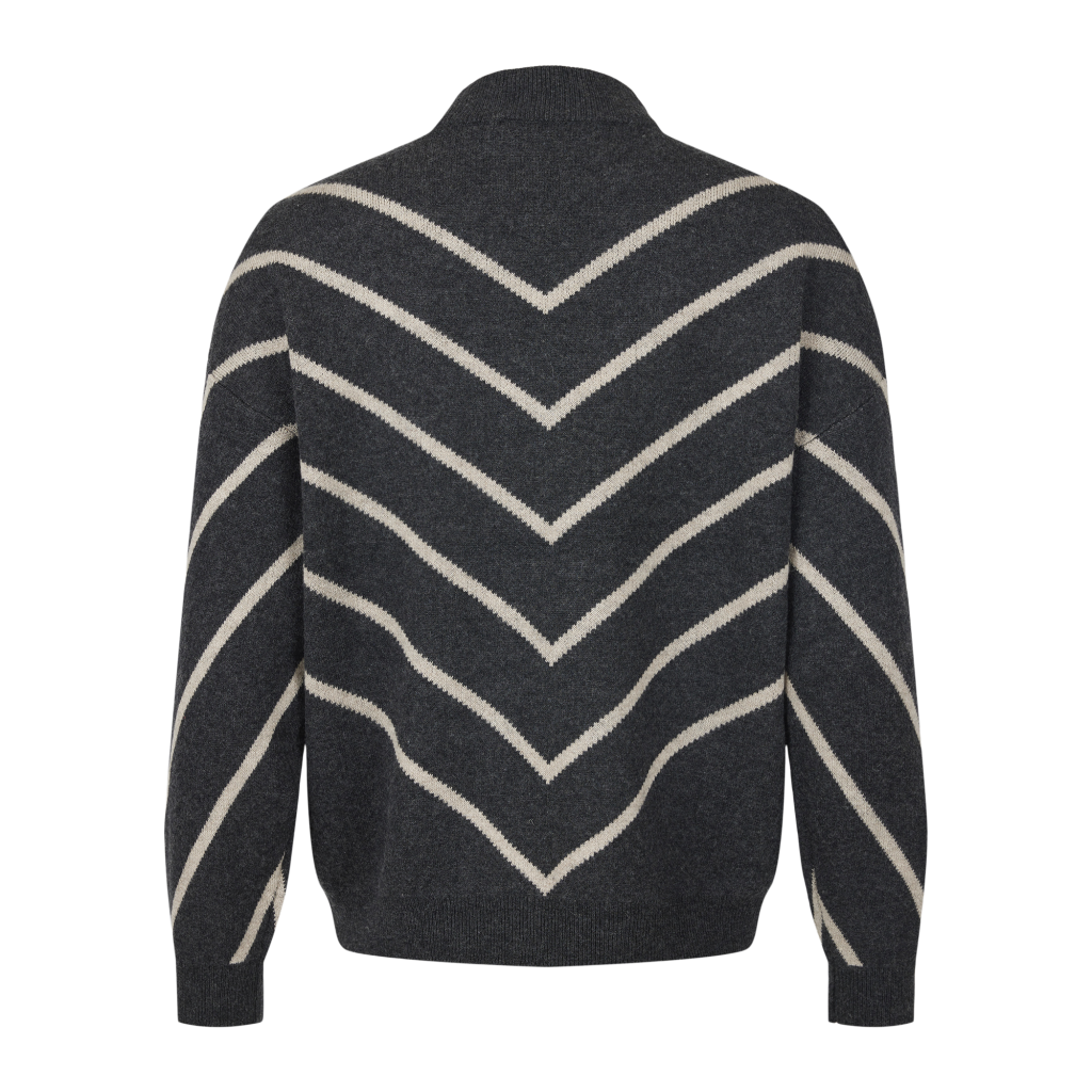 BRANDTEX BRANDTEX 25H PULLOVER TRICOT GRIS