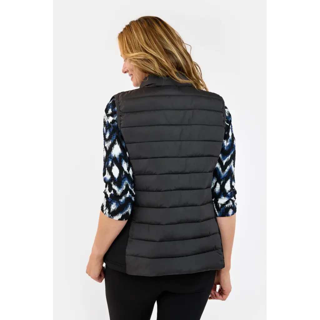 BRANDTEX BRANDTEX 25H WAISTCOAT QUILT MIX NOIR