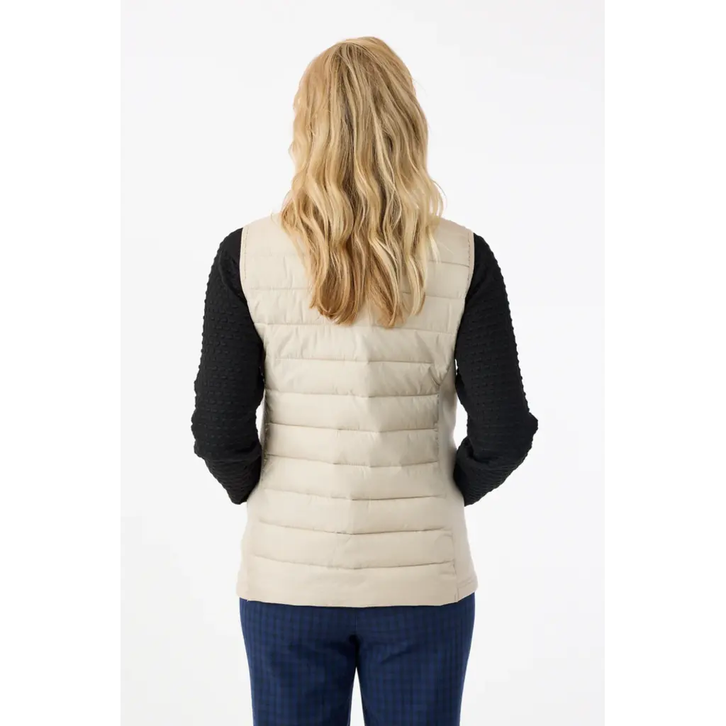 BRANDTEX BRANDTEX 25H WAISTCOAT QUILT MIX CREME