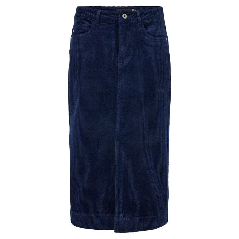 BRANDTEX BRANDTEX 25H CORDUROY SKIRT MARINE