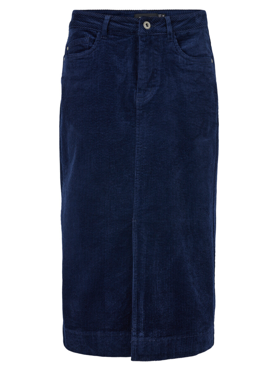 BRANDTEX 25H CORDUROY SKIRT MARINE