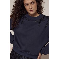 TRAMONTANA TRAMONTANA 25H BEADED TOP MARINE