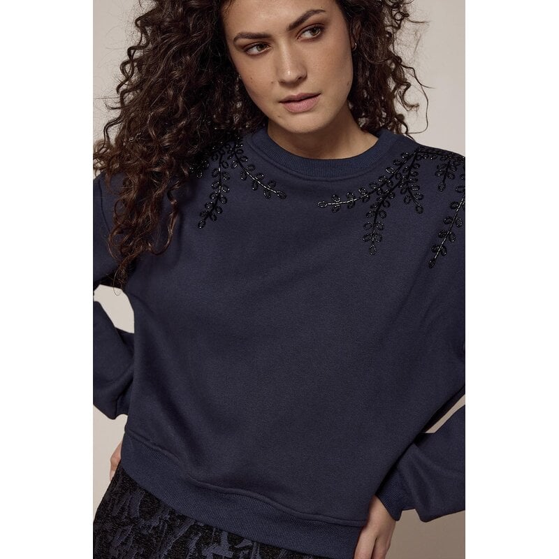 TRAMONTANA TRAMONTANA 25H BEADED TOP MARINE