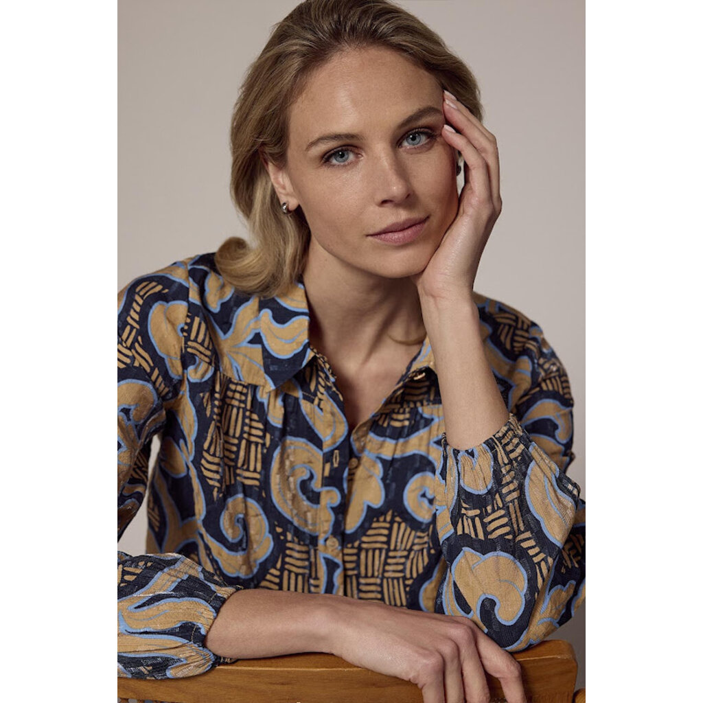 TRAMONTANA TRAMONTANA 25H BLOUSE MODERN ROCOCO TIE DETAIL