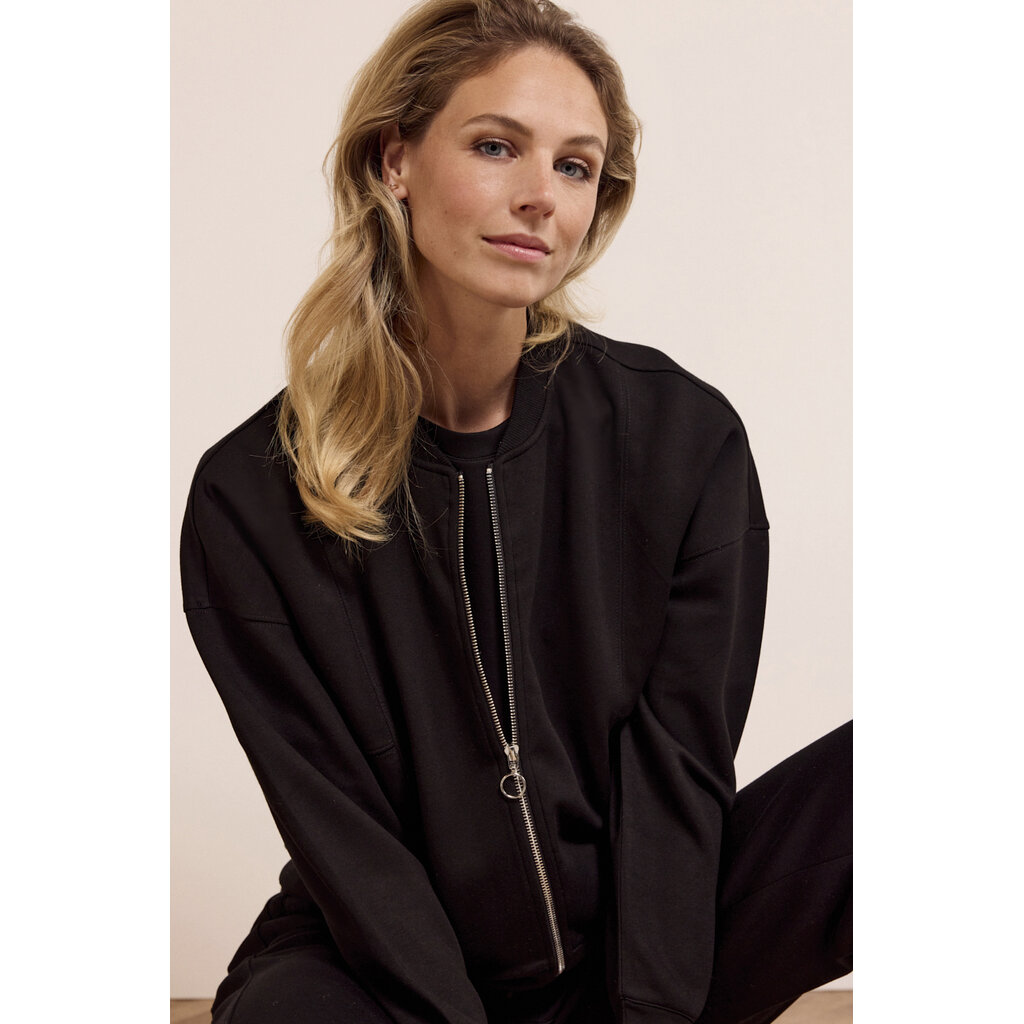 TRAMONTANA TRAMONTANA 25H BOMBER JACKET NOIR