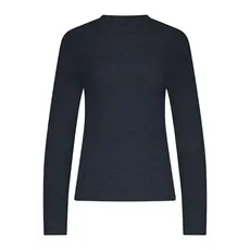 TRAMONTANA TRAMONTANA 25H BRUSHED STRETCH LACE TOP MARINE