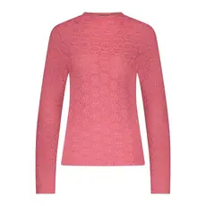 TRAMONTANA TRAMONTANA 25H BRUSHED STRETCH LACE TOP ROSEWOOD