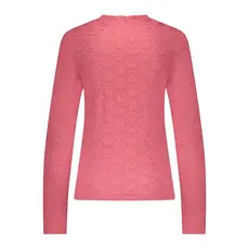 TRAMONTANA TRAMONTANA 25H BRUSHED STRETCH LACE TOP ROSEWOOD