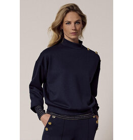 TRAMONTANA TRAMONTANA 25H HAUT TECHNICAL SWEAT MARINE