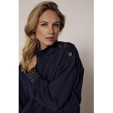 TRAMONTANA TRAMONTANA 25H HAUT TECHNICAL SWEAT MARINE