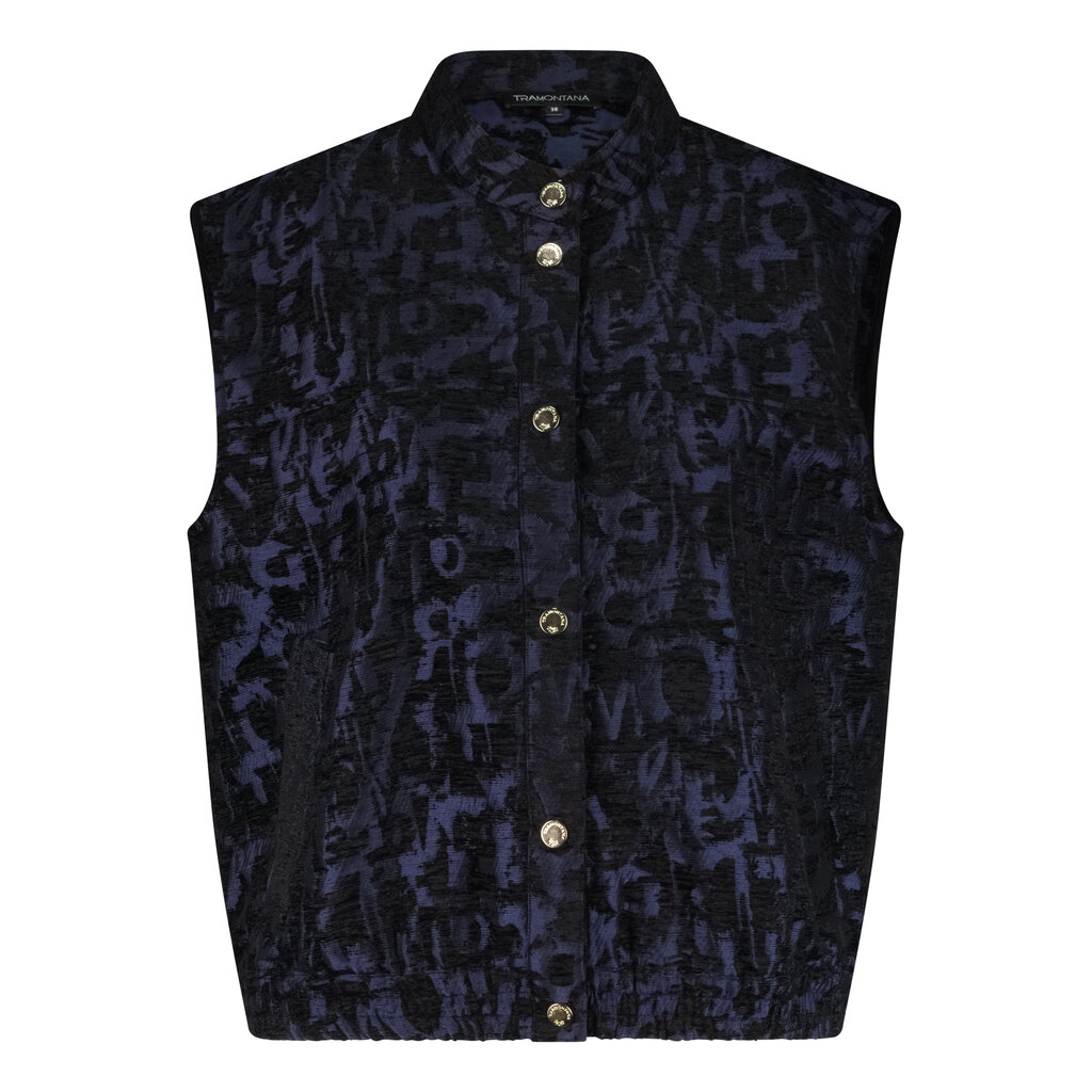 TRAMONTANA TRAMONTANA 25H VESTE JACQUARD MIDNIGHT MELANGE