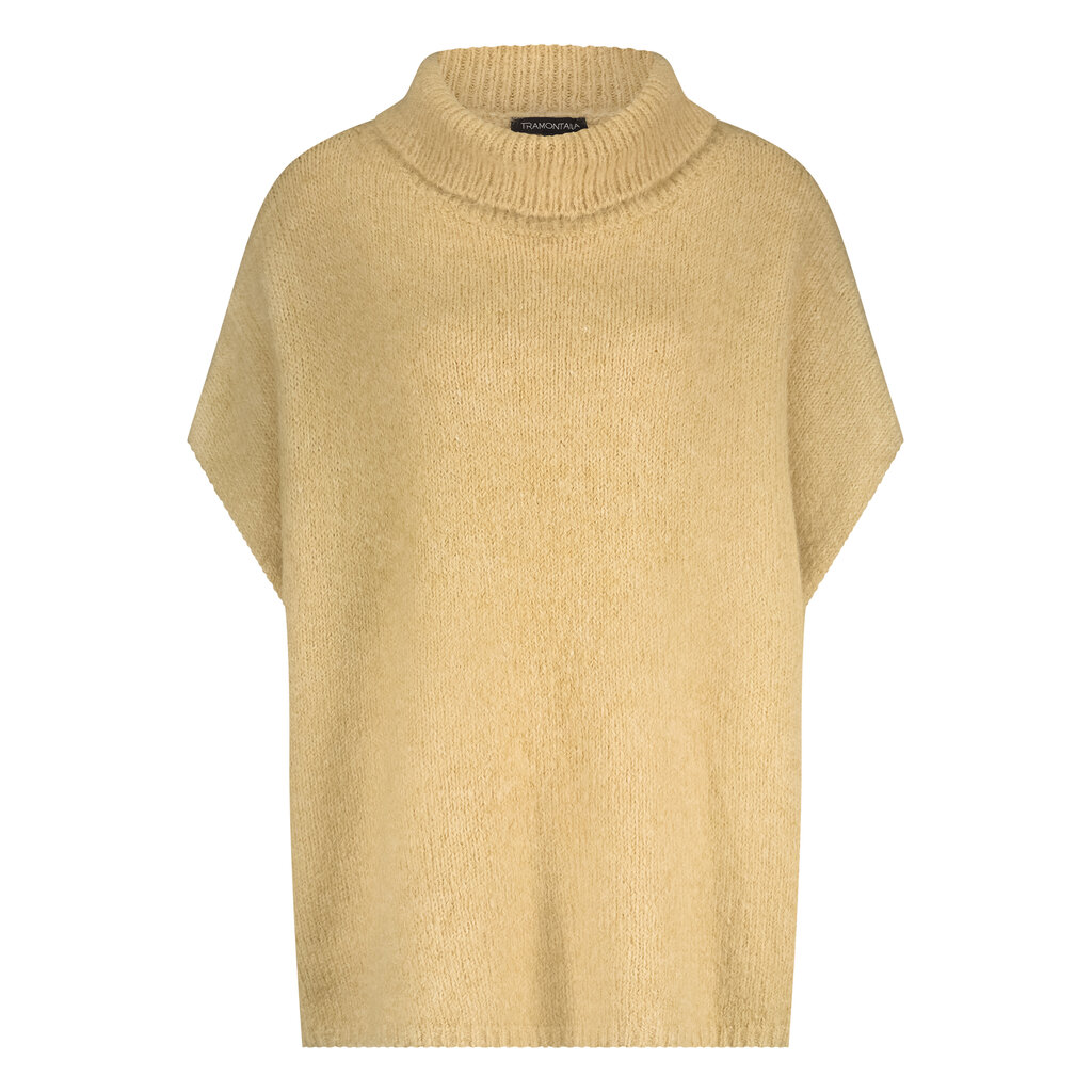 TRAMONTANA TRAMONTANA 25H SLEEVELESS TURTLE NECK CAMEL