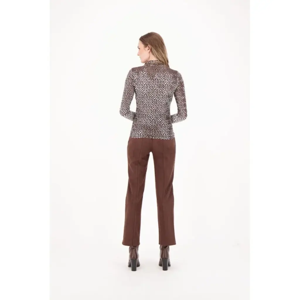 SPANNER SPANNER 25H TOP VELOUR ANIMAL NOIR/STONE