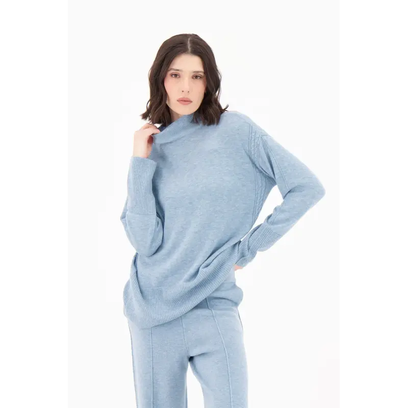 SPANNER SPANNER 25H PULL COL MONTANT BLEU