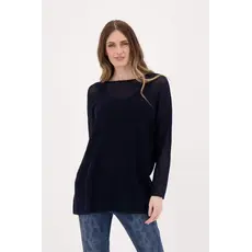 SPANNER SPANNER 25H TOP LOOSE KNIT MARINE
