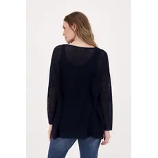 SPANNER SPANNER 25H TOP LOOSE KNIT MARINE