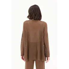 SPANNER SPANNER 25H TOP LOOSE KNIT CHOCOLAT