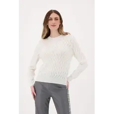 SPANNER SPANNER 25H PULL TRICOT POINTELLE IVORY