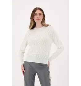 SPANNER SPANNER 25H PULL TRICOT POINTELLE IVORY