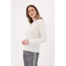 SPANNER SPANNER 25H PULL TRICOT POINTELLE IVORY