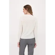 SPANNER SPANNER 25H PULL TRICOT POINTELLE IVORY