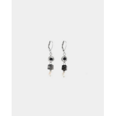 ANNE MARIE CHAGNON AM CHAGNON BOUCLES OREILLE FAWARIS ARGENT DUSK