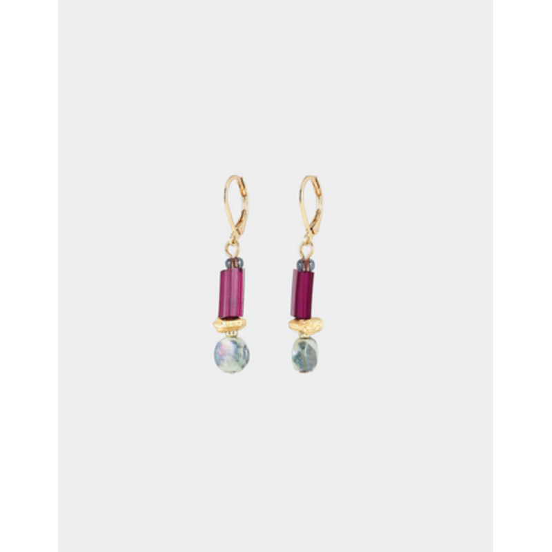 ANNE MARIE CHAGNON AM CHAGNON BOUCLES OREILLE DIYA OR FIGUE