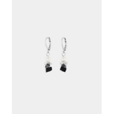 ANNE MARIE CHAGNON AM CHAGNON BOUCLES OREILLE DIANTHA ARGENT NOCTURNE