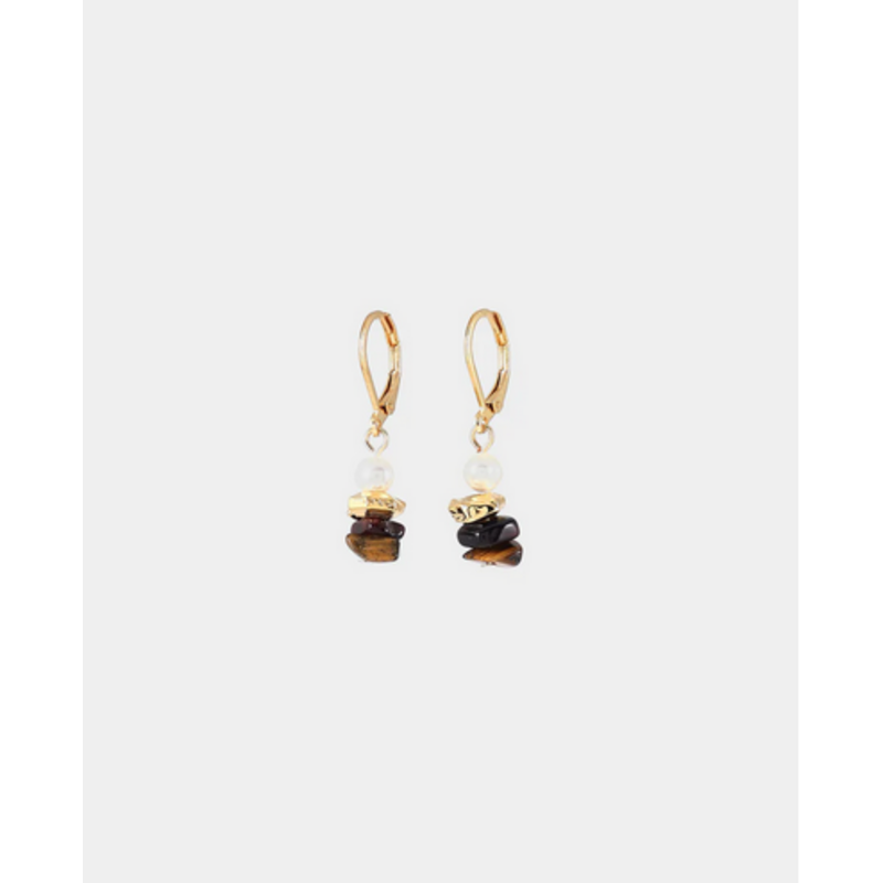 ANNE MARIE CHAGNON AM CHAGNON BOUCLES OREILLE DIANTHA OR FALL BLOSSOM