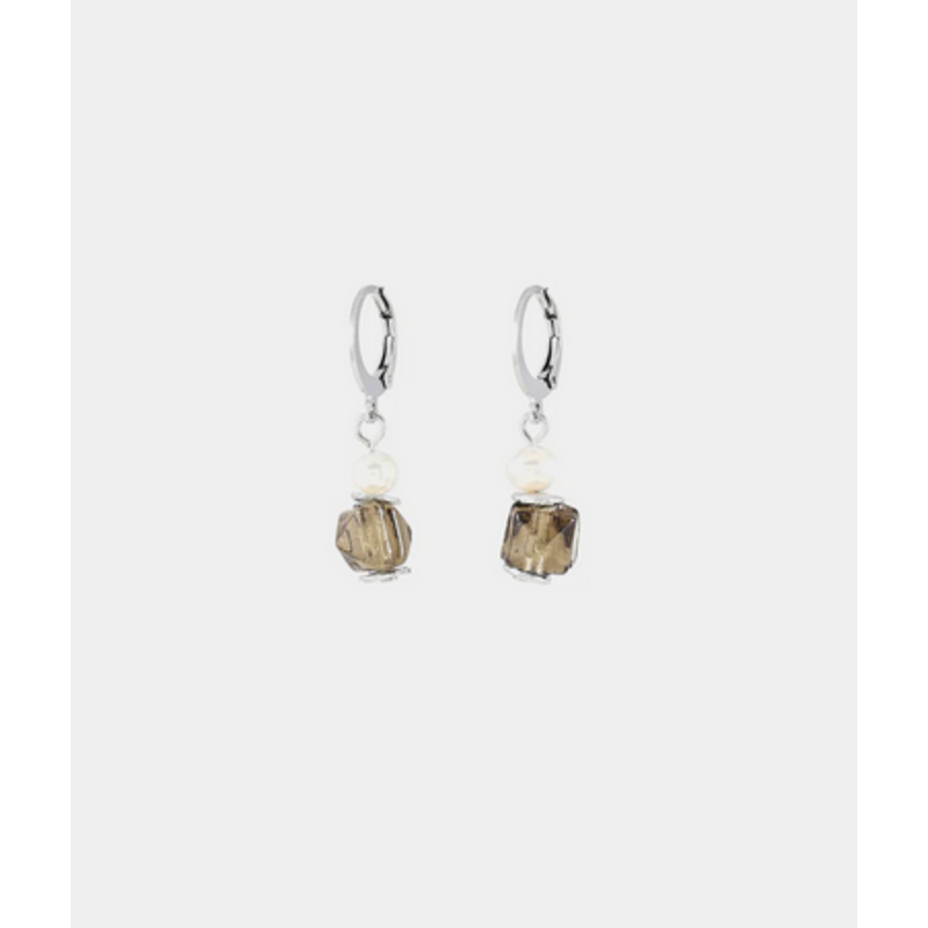 ANNE MARIE CHAGNON AM CHAGNON BOUCLES OREILLE DEIMOS ARGENT LUNA