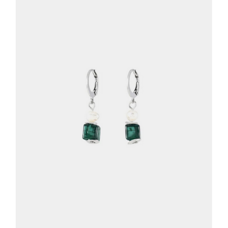 ANNE MARIE CHAGNON AM CHAGNON BOUCLES OREILLE DEIMOS ARGENT FORET