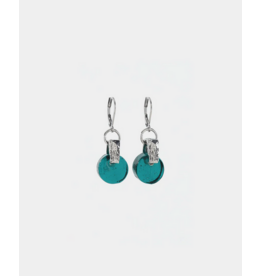 ANNE MARIE CHAGNON AM CHAGNON BOUCLES OREILLE DALIM ARGENT CENOTE
