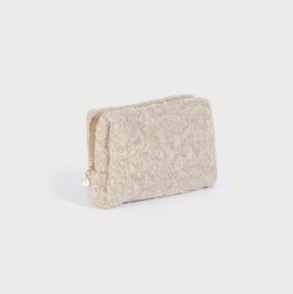 CARACOL CARACOL PETITE POCHETTE COSMETIQUE PERLE 7178 BGE