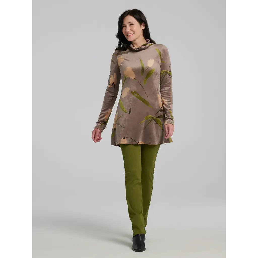 KOLLONTAÏ KOLLONTAI 25H TUNIQUE HOLLY FLEURS TAUPE