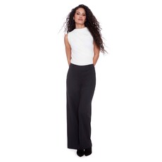 I LOVE TYLER MADISON TYLER MADISON 25H PANT AUDREY WIDE LEG BLACK STRIPE