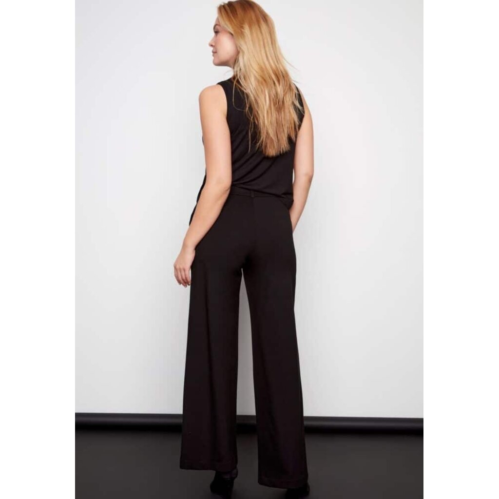 I LOVE TYLER MADISON TYLER MADISON 25H PANT AUDREY WIDE LEG BLACK