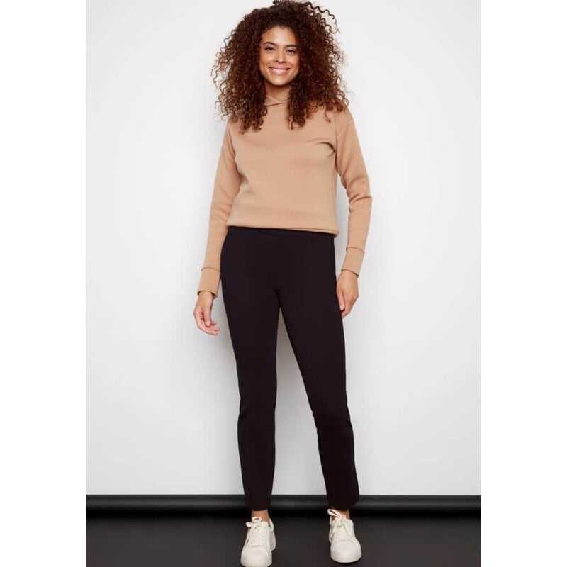 I LOVE TYLER MADISON TYLER MADISON 25H PANT SCOTTIE SLIM LEG BLACK