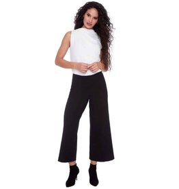 I LOVE TYLER MADISON TYLER MADISON 25H PANT CROP WIDE LEG BLACK