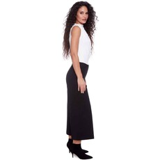 I LOVE TYLER MADISON TYLER MADISON 25H PANT CROP WIDE LEG BLACK