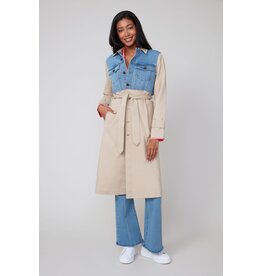 RENUAR RENUAR 25H JACKET LONG DUO JEANS/CASHEW