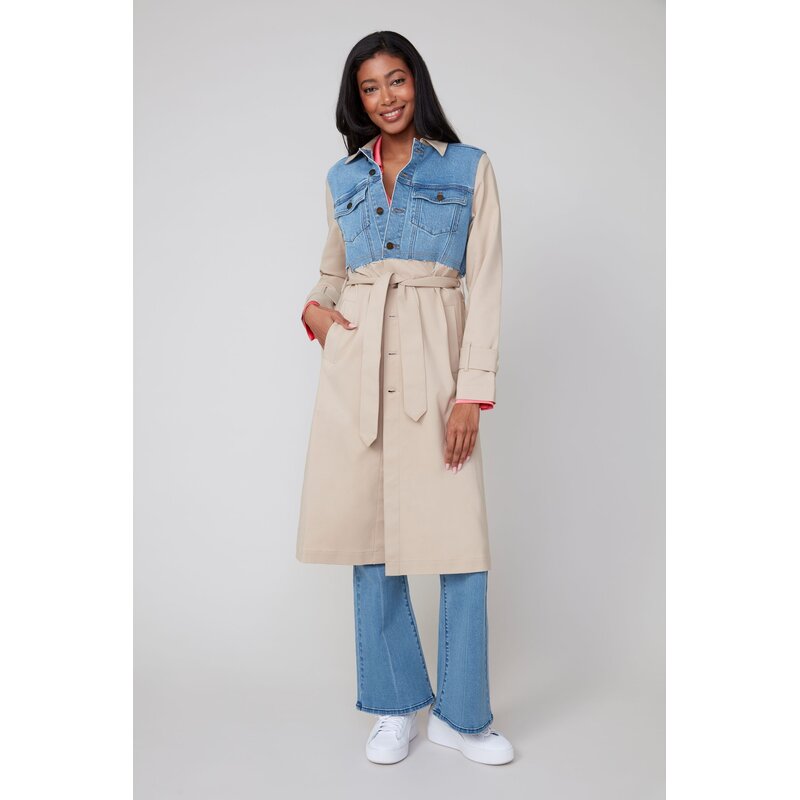 RENUAR RENUAR 25H JACKET LONG DUO JEANS/CASHEW