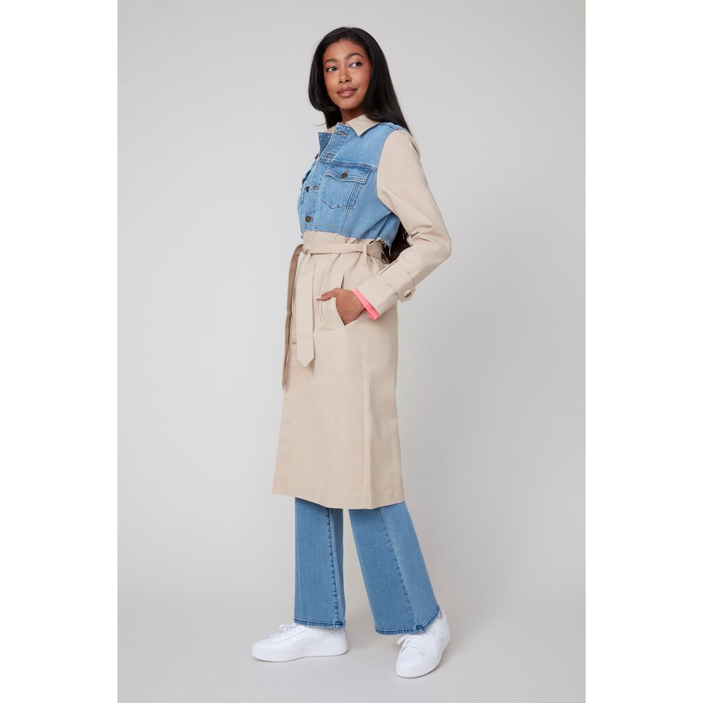 RENUAR RENUAR 25H JACKET LONG DUO JEANS/CASHEW