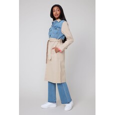 RENUAR RENUAR 25H JACKET LONG DUO JEANS/CASHEW